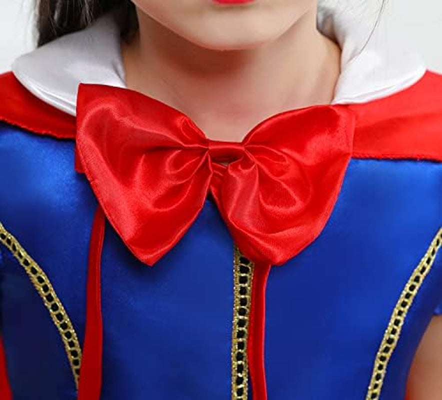 Princess Dresses for Girls Snow Costume Kids Birthday Party Halloween Costume Dress up 3-10Years