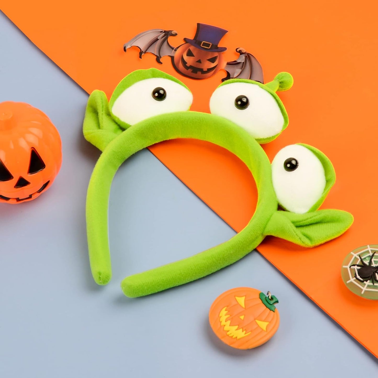 Halloween Headband, Alien Plush Headband for Kids and Adults, Costume Accessories for Theme Party Cosplay and Halloween