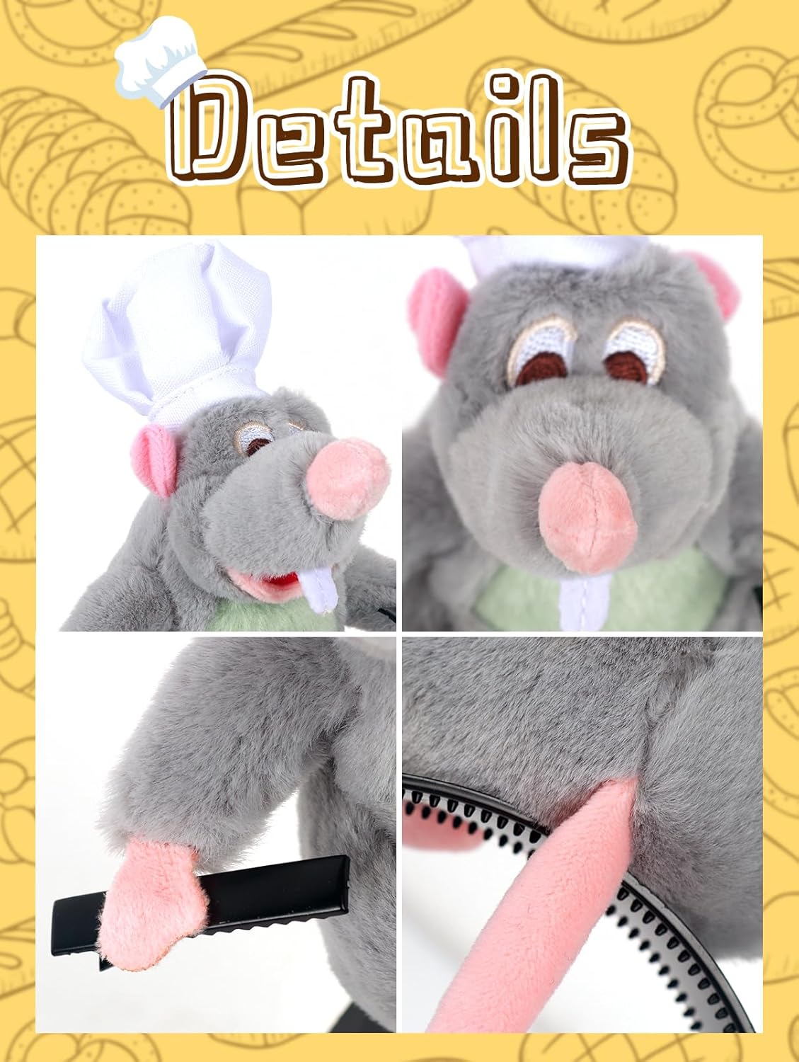Cute Cartoon Mouse Headband Women'S Cosplay Props Halloween Costume Headwear for Women/Girls