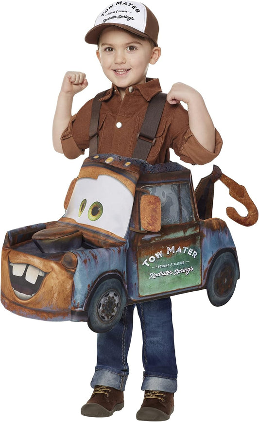 Cars Toddler Mater Ride-Along Costume | Officially Licensed | Disney | Pixar | TV and Movie Costume